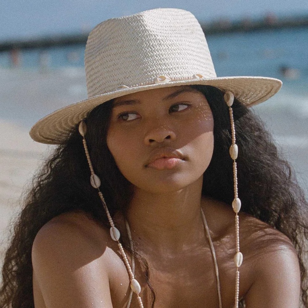 NWT Lack of Color SEASHELLS FEDORA